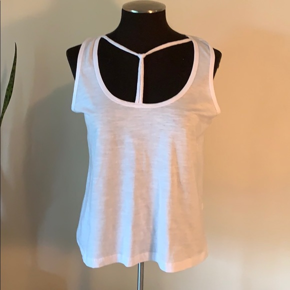 Sleeveless white BOSTON PROPER tank top SZ-Sm - Picture 2 of 4